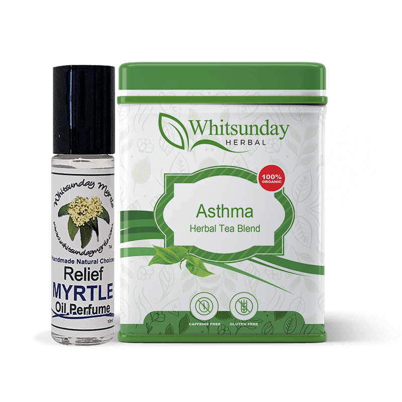 Asthma Herbal Tea & Relief Myrtle Oil Perfume